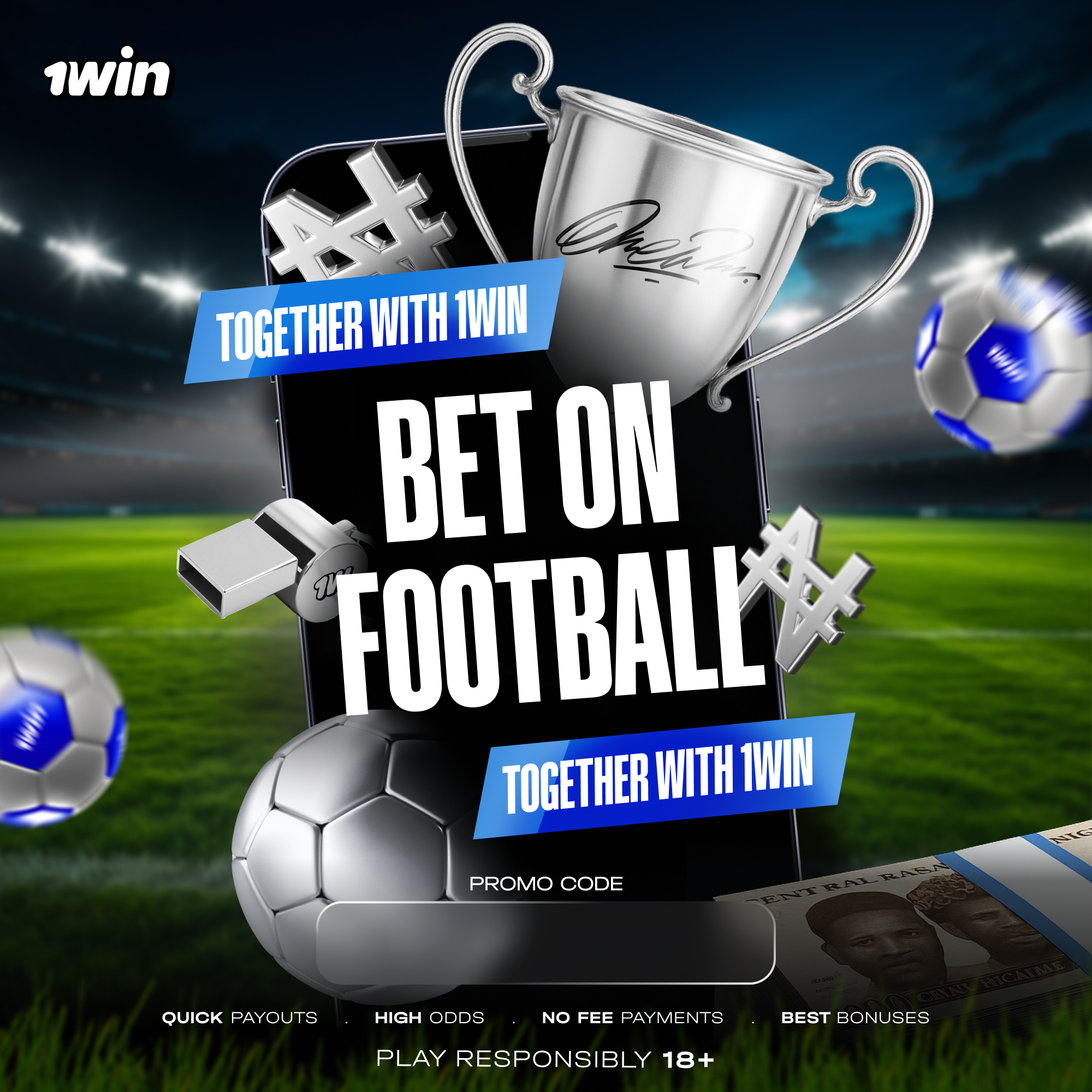 1Win Nigeria 500% Bonus — Register and Win Big 2026